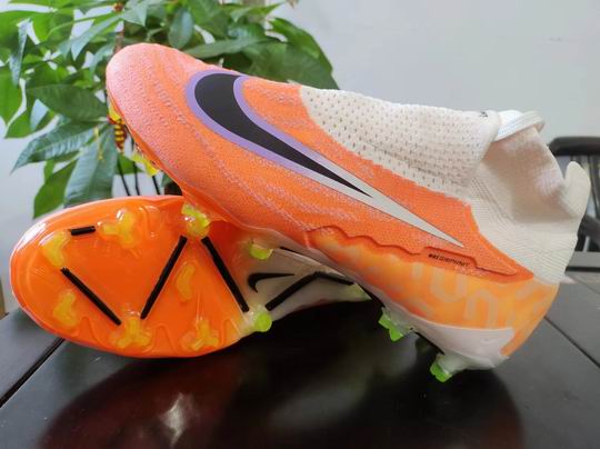 Nike Football Hi-top Shoes Orange Black-41